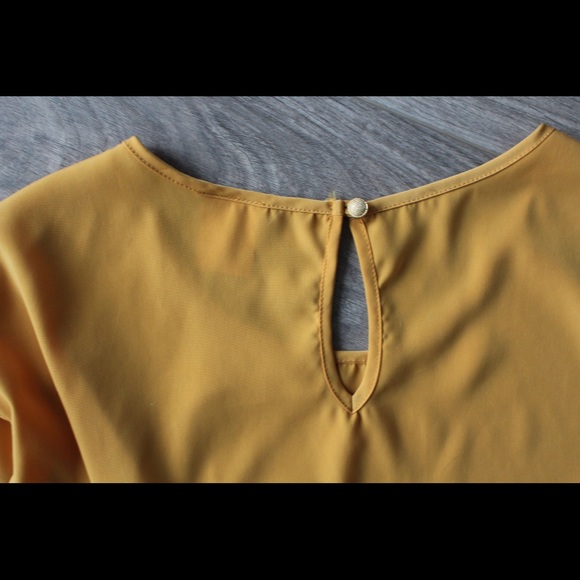 MUSTARD TOP DRESS - Picture 8 of 8
